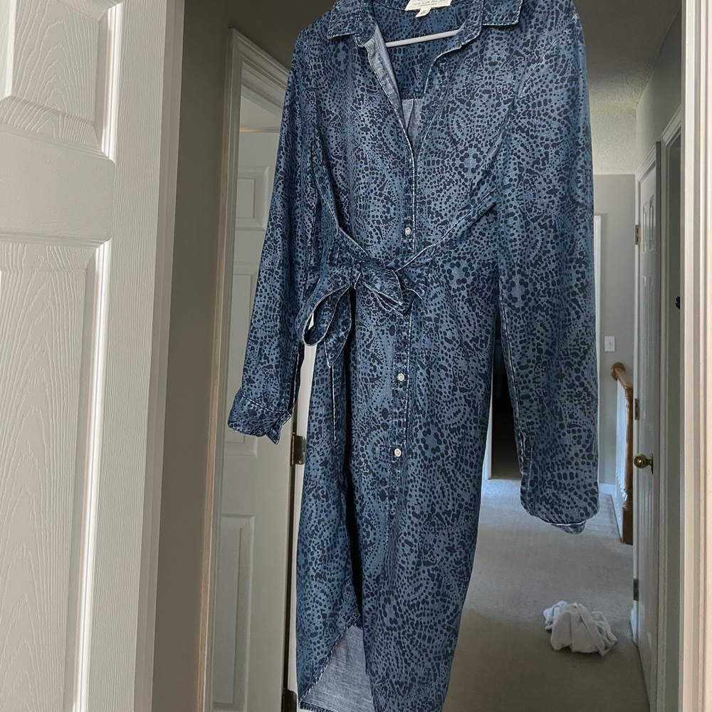 Cloth & Stone Anthropologie Demin dress